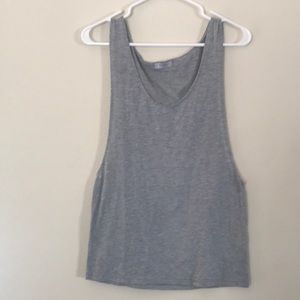 TOBI- grey muscle tank (small)